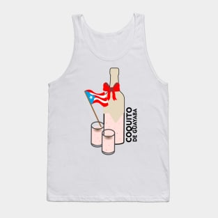 Coquito Puerto Rico Guava Drink Cocktail Boricua Food Tank Top